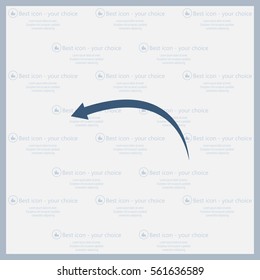 arrow indicates the direction. icon. vector design