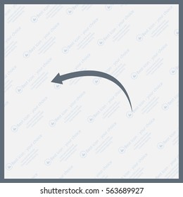 arrow indicates the direction. icon. vector design