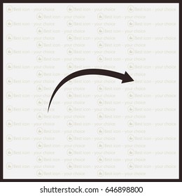 arrow indicates the direction. icon. vector design