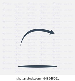 arrow indicates the direction. icon. vector design
