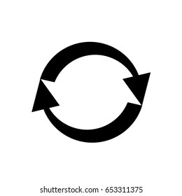Arrow indicates the direction icon, vector illustration