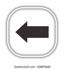 arrow indicates the direction.  Modern design flat style icon