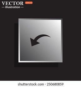 arrow indicates the direction, vector illustration, EPS 10