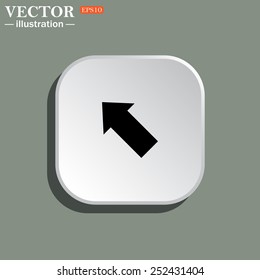 arrow indicates the direction, vector illustration, EPS 10
