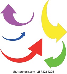 arrow indicates the direction.special Arrow vector