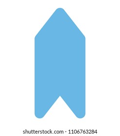 An arrow indicating upward direction, up arrow 
