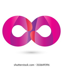 Arrow infinity business vector logo design template for your design