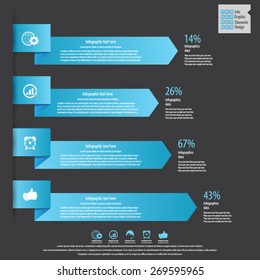 Arrow infographic