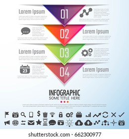 Arrow Infographics Design Template,Vector Illustration