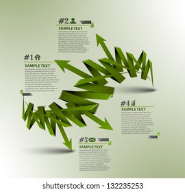 arrow Infographics design, vector