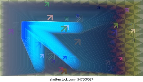 arrow into assorted festival, simple ensemble beside form