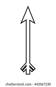 arrow isolated icon design