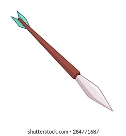 arrow isolated illustration on white background