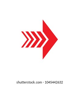 Arrow. Isolated vector icon, sign, emblem, pictogram. Cursor,navigation concept. Flat style for design, web, logo or UI. Eps10