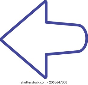 Arrow Isolated Vector icon which can easily modify or edit

