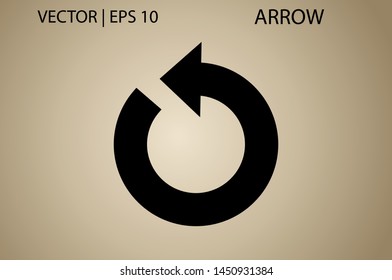 Arrow isolated vector icons. Arrows icon collection for web, mobile app. Arrow vector download icon set. Arrows vector curve flat. Application digital button illustration 