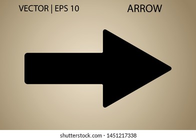 Arrow isolated vector icons. Arrows icon collection for web, mobile app. Arrow vector download icon set. Arrows vector curve flat. Application digital button illustration 