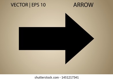 Arrow isolated vector icons. Arrows icon collection for web, mobile app. Arrow vector download icon set. Arrows vector curve flat. Application digital button illustration 