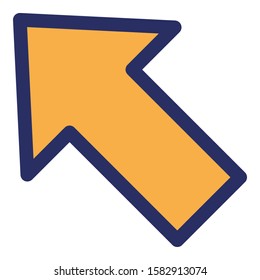 
Arrow Isolated Vector with Outline icon which can easily modify or edit
