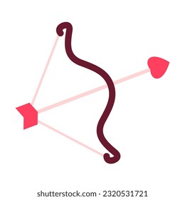 arrow item valentines day design illustration