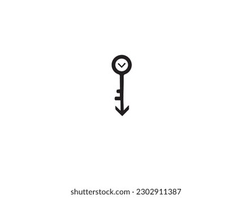  Icono DE TECLA DE Flecha, Flecha Curva , Flecha Círculo , Logotipo De TECLA De Flecha, Colección De Flechas Negras Diferentes En Fondo Blanco.