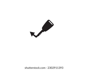  Icono DE TECLA DE Flecha, Flecha Curva , Flecha Círculo , Logotipo De TECLA De Flecha, Colección De Flechas Negras Diferentes En Fondo Blanco.
