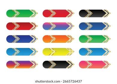 Arrow Label Set with Glossy Finish