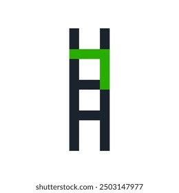 arrow ladder icon vector eps illustration