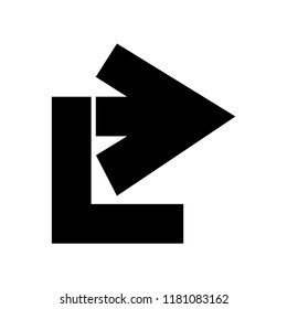 arrow le vector logo. arrow el vector logo