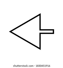 Arrow Left Clip Art Icon Design Vector