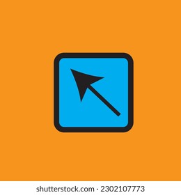 Das Design des linken Pfeilsymbol weist einen einfachen Linkspfeil auf, der nach links zeigt, der normalerweise für die Navigation oder als Backbutton verwendet wird.