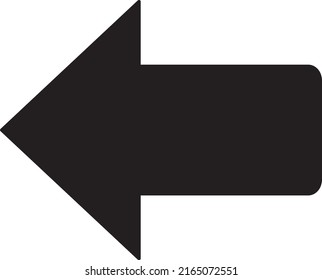 Arrow left icon, suitable for all your media needs