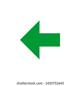 arrow left Icon. Vector illustration for web and mobile