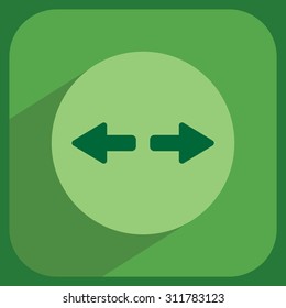 arrow to left and right