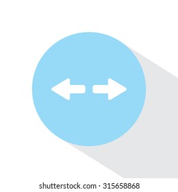 arrow to left and right