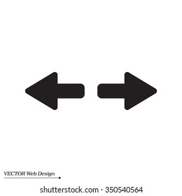 arrow to left and right