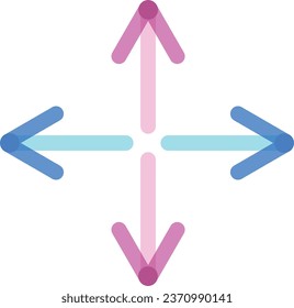 arrow, left, right, down, up