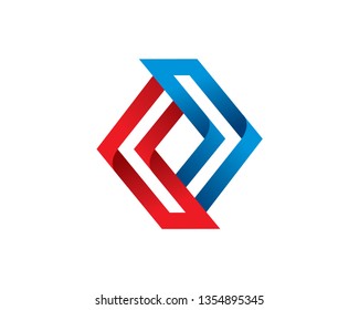 Arrow left and right Logo Template, Icon, Symbol - Vector