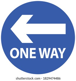 One way sign Royalty Free Stock SVG Vector