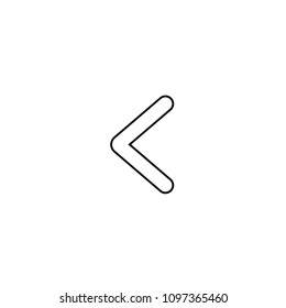 Arrow left Simple Icon