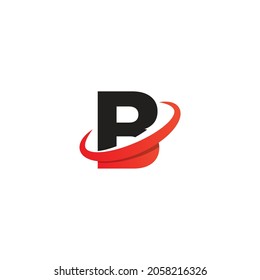 Arrow letter B logo design, creative letter mark suitable for company brand identity, business chart, graph logo template swoosh logo, gradient black, and red concept.