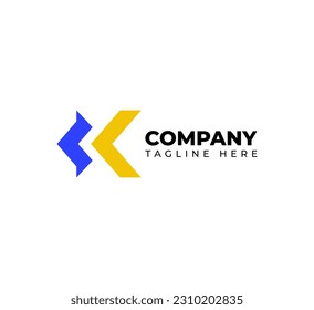 Arrow Letter K Construction Building Logo Design Vector Logo Template