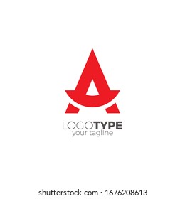 Arrow letter A logo
simple and clean design