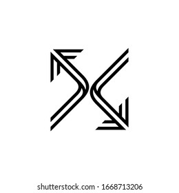 Arrow letter X logo design, creative letter mark suitable for company brand identity, business chart/graph