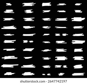 Arrow line chalk hand drawn brush vector set. Grunge square, spiral, arrow element scribble line brush hand drawn sketch design. Grunge abstract chalk, crayon pencil style. Vector illustration.