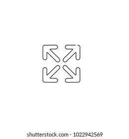 Arrow Line Icon