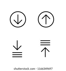 arrow line icon