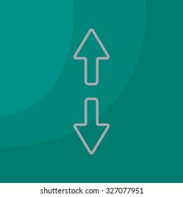 Arrow line icon