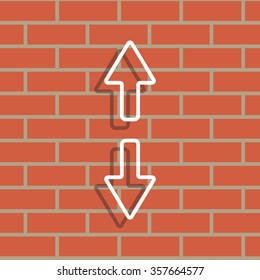 Arrow line icon