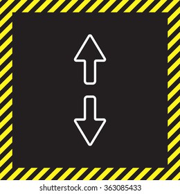 Arrow line icon
